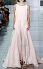 Pastel Pink Embroidered Back Silk Gown by Antonio Berardi for Preorder on Moda Operandi