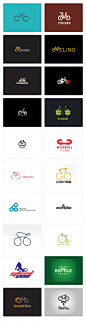 环保出行！20款自行车元素Logo设计