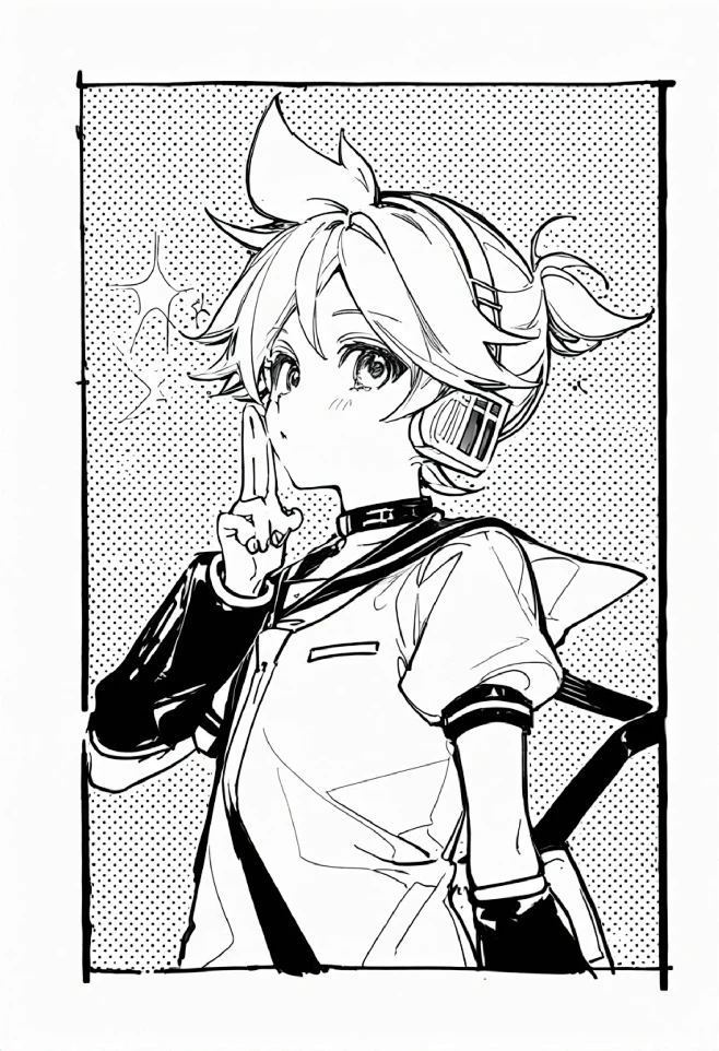 ✨线稿Ⅰ镜音双子单人！✨