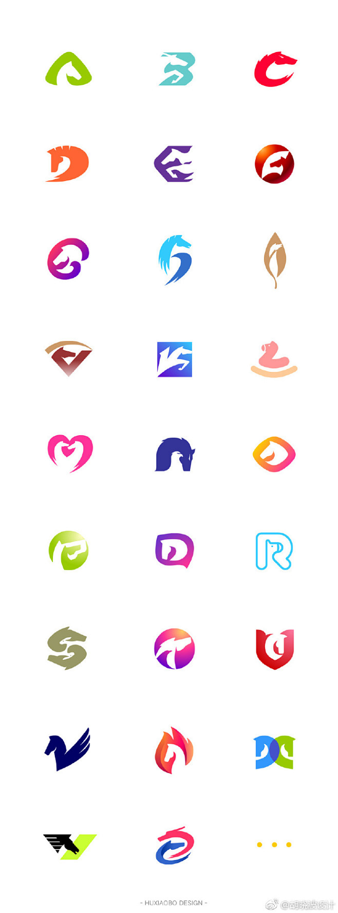 26个字母结合马的LOGO集合！#LOG...