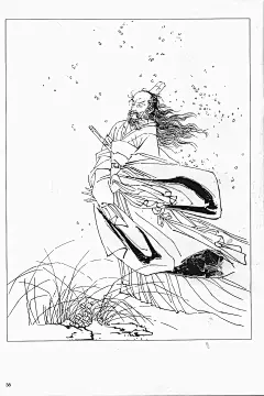 华三川人物线描画稿_42