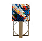 Pixel Cabinet Exclusive Furniture : Pixel is a cabinet united by design and craftsmanship. A cabinet with silver and gold leaf with ten types of wood and mirrors.