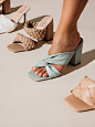 Flats heels mules Photography  Sandals shoes social media SS21 still life