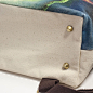 艾洛限量 绿塘 手绘包帆布包双肩包背包登山包手工布包女士包创意 原创 设计 新款 2013 正品 代购  中國