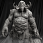 Troll, Eric Valdes : Troll Highres from god of war. Art directed by Rafael Grassetti and Original design by Vance Kovac and Dela Longfish

https://www.instagram.com/ericvaldes11