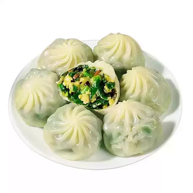 水晶薄皮包子懒人加热即速食冻素馅小笼包韭菜鸡蛋儿童早餐半成品-tmall.com天猫-花瓣网