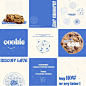modern stunning bright delightful cute exciting cookies shop social media branding design