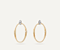 MARRAKECH ONDE 18K Yellow Gold and Diamond Link Studs OG367_B_YW_M5