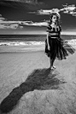 Wednesday on the Beach : Teen child swimsuit editorial