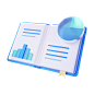 Business Analysis Report With Graphs 3D Icon - Free Download Business 3D Icons | IconScout