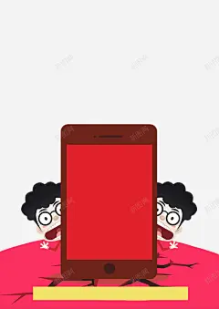 卡通萌系扫一扫海报 设计图片 免费下载 页面网页 平面电商 创意素材