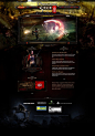 地牢围攻111 Dungeon Siege III游戏网页设计 #UI#