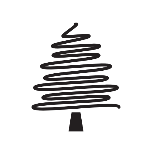 线条画圣诞树图标 iconpng.com...