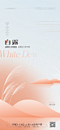 【仙图网】海报 二十四节气 白露 白鹭 仙鹤  芦苇|1023077 
