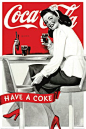 Coca Cola Vintage Ad Style Poster