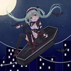 奇迹暖暖 同人图 插画 壁纸 | 暖暖万圣节 | 半次元-第一中文COS绘画小说社区