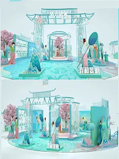 唐宋风格创意集市·美陈设计｜项目分享