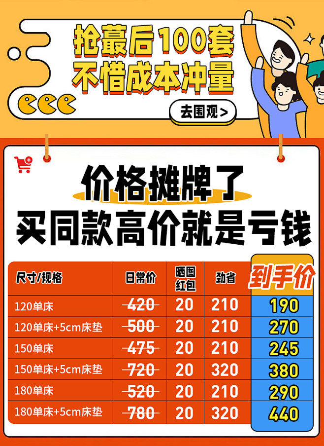 实木床现代简约1.5米经济型双人床主卧出...