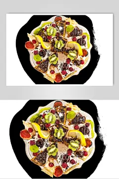 精致水果蛋糕素材