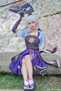 #原神#
️「神里流，参上。」
绫华：Momoko葵葵
绫人：@折崎崎崎