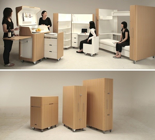 [立式家具] 立式家具可以一秒钟变成折叠...