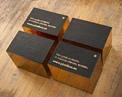 30个精致的黑金色商务名片设计 设计圈 展示 设计时代网-Powered by thinkdo3