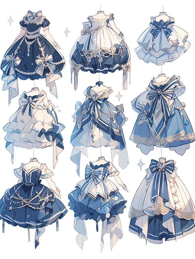 小礼服穿搭素材｜服装展示