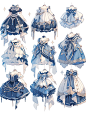 小礼服穿搭素材｜服装展示
