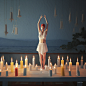 Midjourney_Prompts__chaney_A_woman_wearing_white_Hospital_gown_is_dancing_on_a_dini_dea49481-ef75-4679-9284-01d43175cf04_xpanx