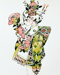 AURORA-B采集到水彩画