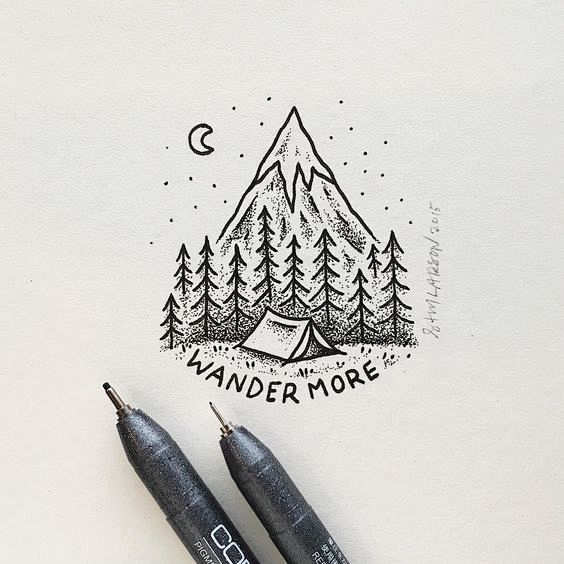黑白涂鸦，以小见大的独特世界。丨来自插画...