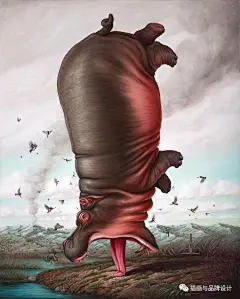 插画丨荒诞趣味的超现实主义插画，颠覆你对这个世界的认知 : 60万插画师共同关注→插画与品牌设计