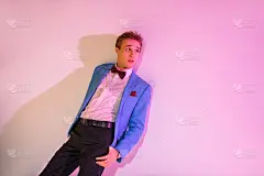 穿着西装的帅型男