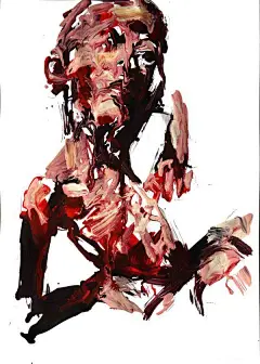painting-时尚疯狂水彩油画人像插画---酷图编号1046357