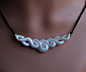 Tribal Koru trinity pendant with Celtic twists hand by JackieTump, $275.00: 