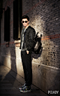 Dior Homme携手黄景瑜拍摄时尚大片