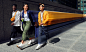 Advertising  Fashion  motion motion blur movement print Style train Travel VIA Rail