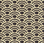 Wallcovering Tokyo Blue Lucky O's Birch and Black 