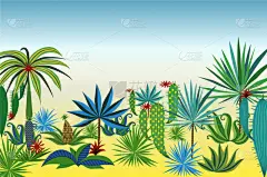 地形,热带灌木,反差,环境,植物群,仙人掌,婚礼,公园,枝繁叶茂,树