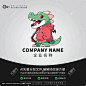 恐龙人潮玩卡通logo时尚