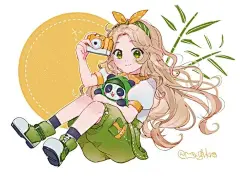 小女孩滾滾多伴