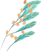 叶子免抠PNG元素北欧森系插画植物素材插画叶子画法教程
