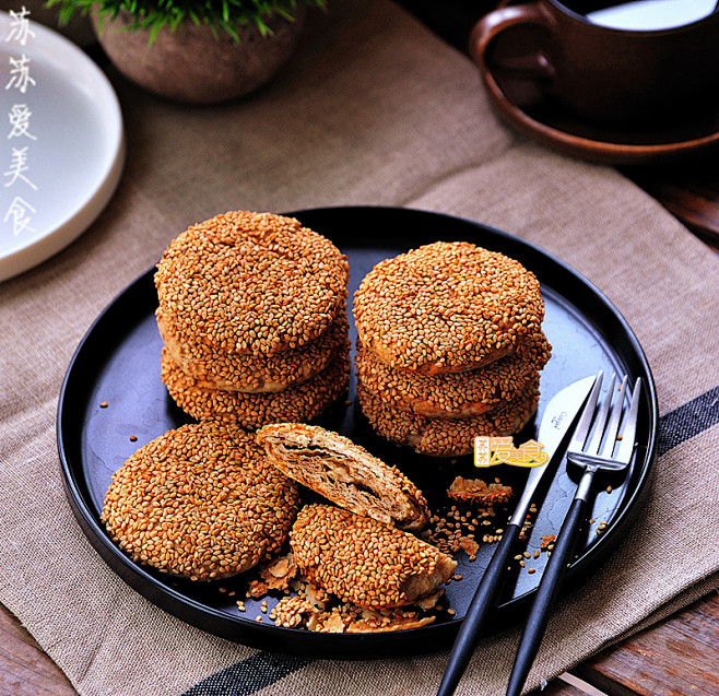 香酥掉渣的麻酱烧饼