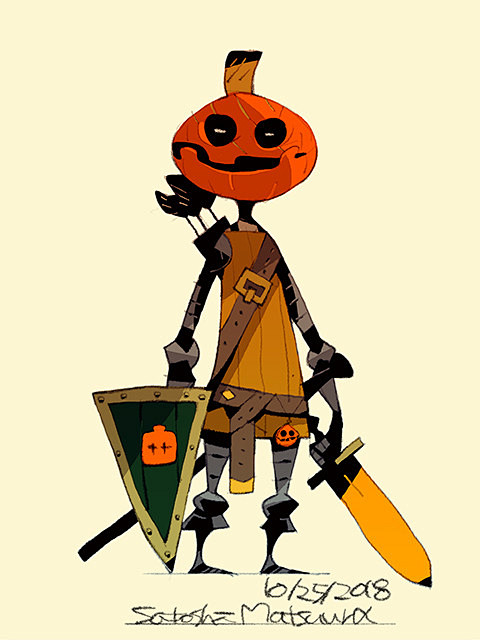 Pumpkin Knight, Sato...