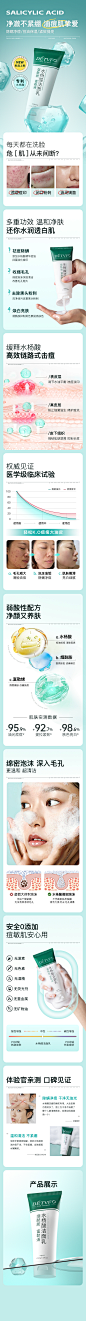 水杨酸洁面乳详情