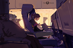 二值画采集到Atey Ghailan