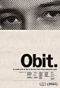 Festival poster for OBIT (Vanessa Gould USA 2016)Designer:... Movie Poster of the Day