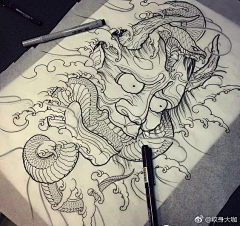 泪中人采集到纹身