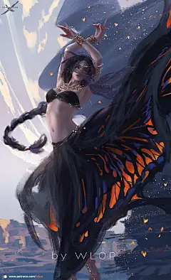 插画师 WL OP-    #鬼刀#