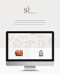 Sì Accessories : Sì is a concept proposal done during my studies in web design. //Concept proposé pour la boutique d'accessoires enligne Sì dans le cadre de mes études en design web. 